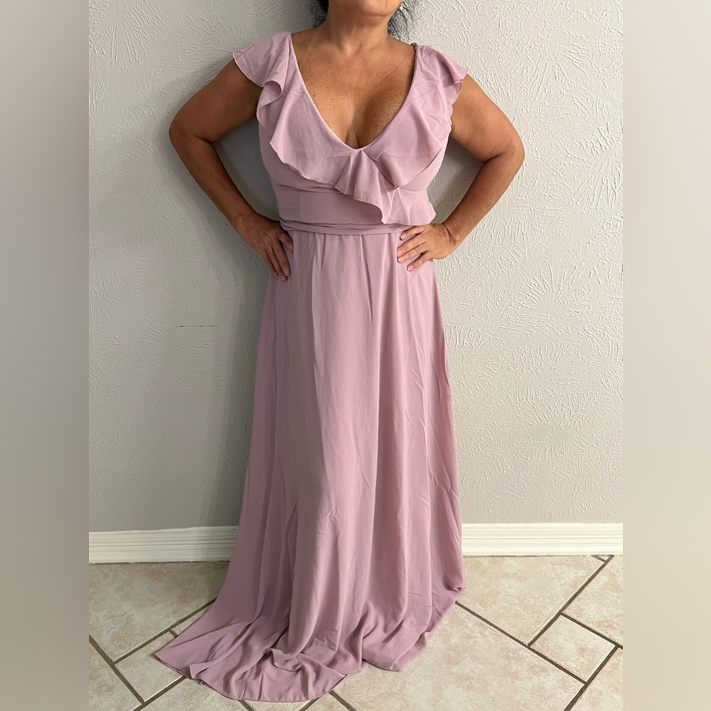 Bridesmaid dress violet size x0